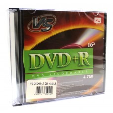 Диск DVD+R VS 4.7Gb 16x Slim5