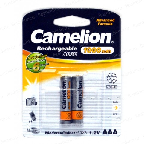 Аккумулятор Camelion AAA, HR03 1000mAh Ni-Mh BP2 (24)