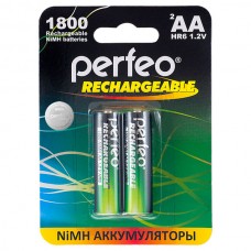 Аккумулятор Perfeo AA, HR06 1800mAh Ni-Mh BP2