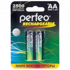 Аккумулятор Perfeo AA, HR06 2500mAh Ni-Mh BP2