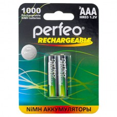 Аккумулятор Perfeo AAA, HR03 1000mAh Ni-Mh BP2