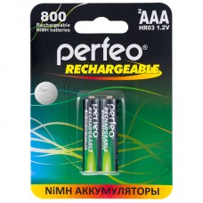 Аккумулятор Perfeo AAA, HR03 800mAh Ni-Mh BP2