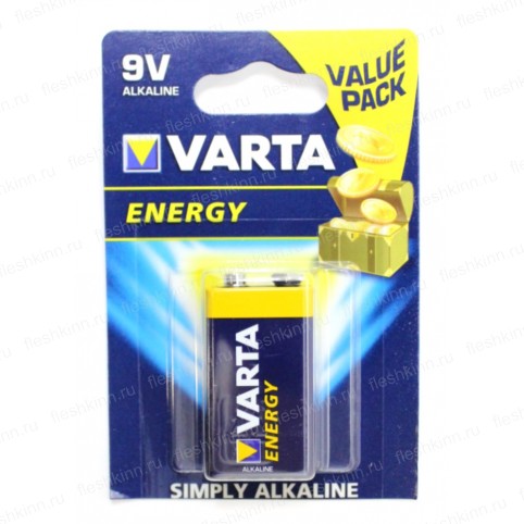 Батарейка Varta Energy 6LR61, 6LF22, крона BP1 (10)