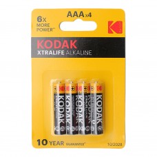Батарейка Kodak XtraLife AAA, LR03 BP4 (40)