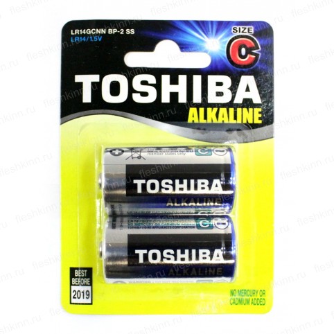 Батарейка Toshiba C, LR14 BP2 (20)
