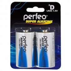 Батарейка Perfeo D, LR20 BP2 (20)