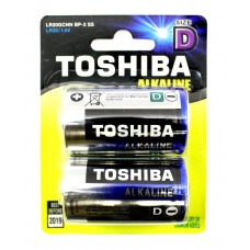 Батарейка Toshiba D, LR20 BP2 (20)