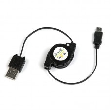 Кабель USB - microUSB Dialog (HC-A5608) рулетка, 0.8м