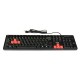 Клавиатура проводная Dialog Standart KS-030U, чёрный/красный (USB)