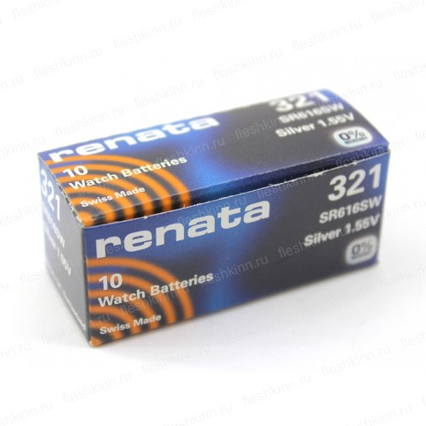 Батарейка Renata R321, SR616SW BP10 (100)