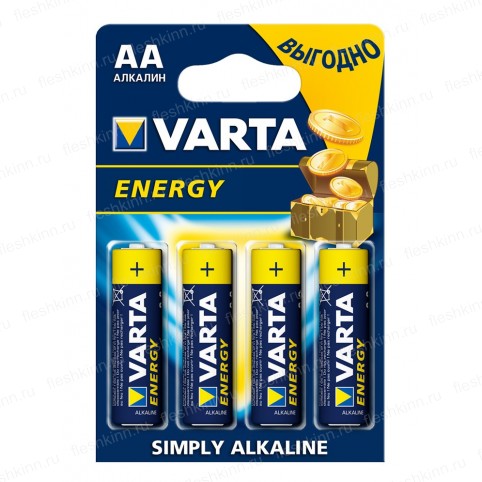 Батарейка Varta Energy AA, LR06 BP4 (80)