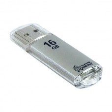 USB накопитель SmartBuy V-Cut 16GB USB2.0, серебристый