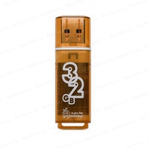 USB накопитель SmartBuy Glossy 32GB USB2.0, оранжевый