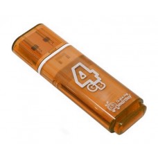 USB накопитель SmartBuy Glossy 4GB USB2.0, оранжевый