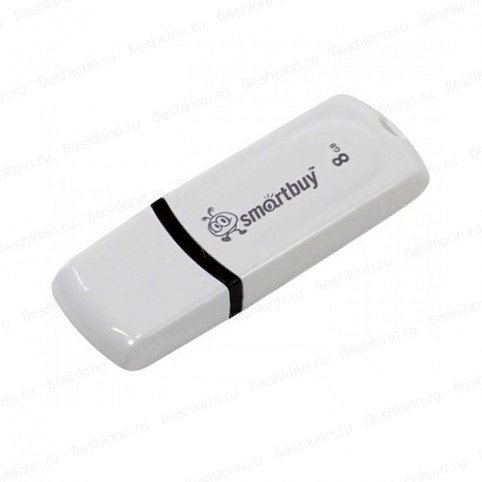 USB накопитель SmartBuy Paean 8GB USB2.0, белый