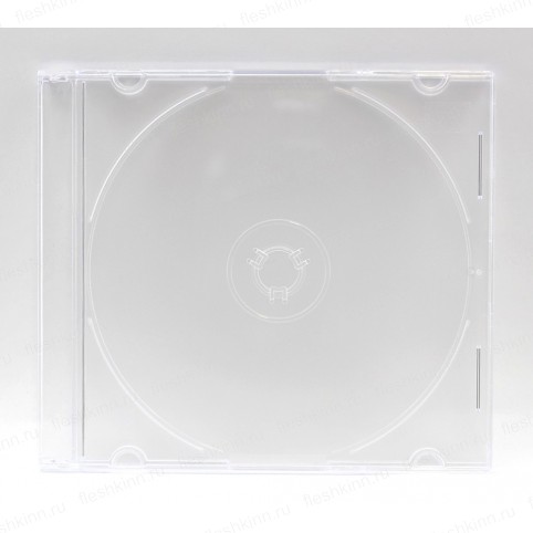 Бокс на 1 CD Slim, прозрачный