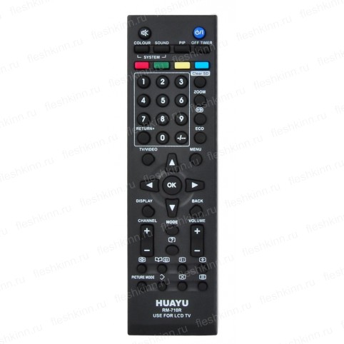 Пульт ДУ для TV JVC Huayu RM-710R универсальный