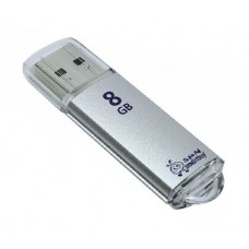 USB накопитель SmartBuy V-Cut 8GB USB2.0, серебристый