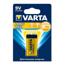 Батарейка Varta Longlife 6LR61, 6LF22, крона BP1 (10)