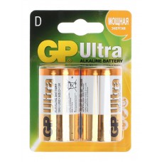 Батарейка GP Ultra D, LR20 BP2 (20)