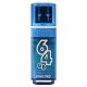 USB накопитель SmartBuy Glossy 64GB USB2.0, синий