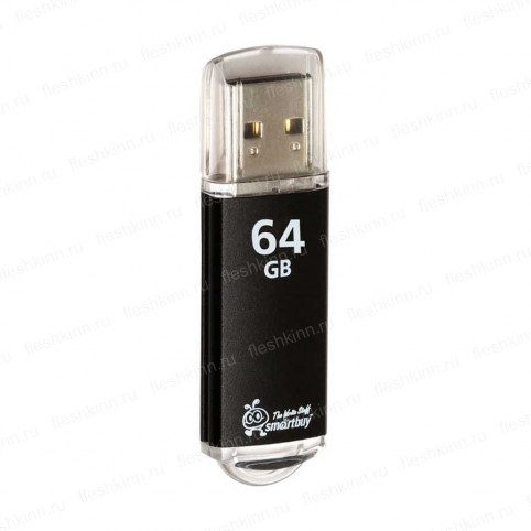 USB накопитель SmartBuy V-Cut 64GB USB2.0, чёрный