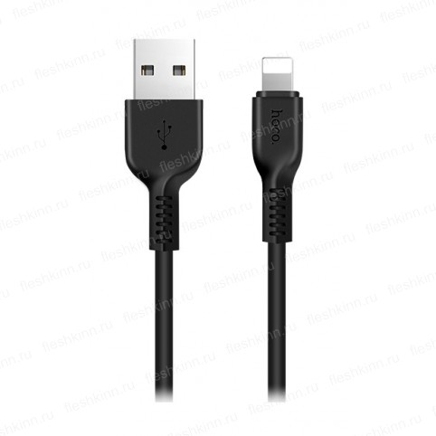 Кабель USB - 8pin Hoco X13 чёрный, 1м