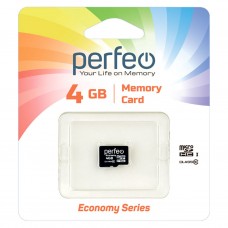 Карта памяти Perfeo Econom microSDHC 4GB class10