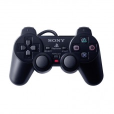 Геймпад проводной PS 2, чёрный, блистер (PS2)
