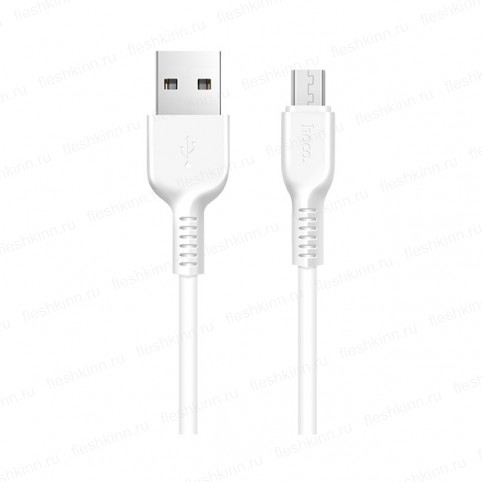 Кабель USB - microUSB Hoco X20 белый, 2м