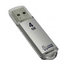 USB накопитель SmartBuy V-Cut 4GB USB2.0, серебристый