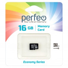 Карта памяти Perfeo Econom microSDHC 16GB class10
