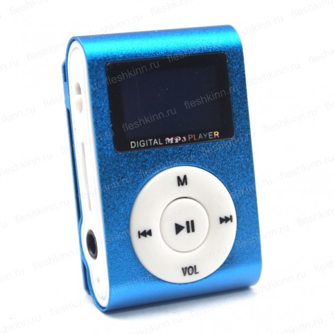 MP3-плеер NoName Music Clip Titanium MX-801BL (УЦЕНКА)