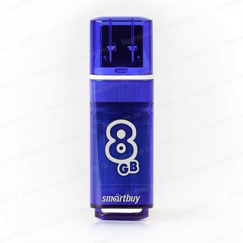 USB накопитель SmartBuy Glossy 8GB USB3.0, темно-синий