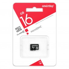 Карта памяти SmartBuy microSDHC 16GB class10