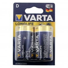 Батарейка Varta Longlife D, LR20 BP2 (20)