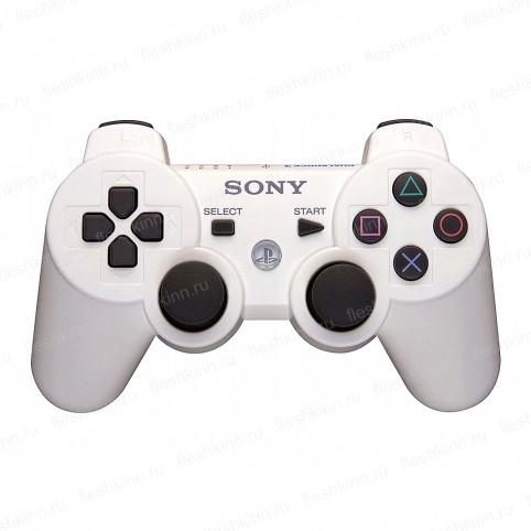 Геймпад беспроводной PS 3, белый, коробка (PS3)