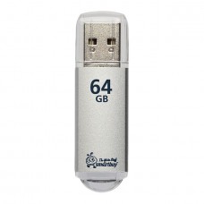 USB накопитель SmartBuy V-Cut 64GB USB3.0, серебристый