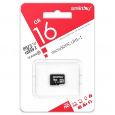 Карта памяти SmartBuy microSDHC 16GB class10 UHS-I