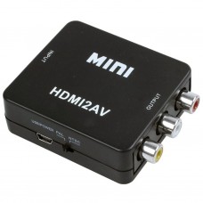 Адаптер HDMI(F) - 3xRCA(F) NoName A503BK
