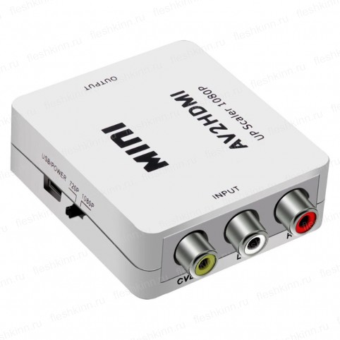 Адаптер 3xRCA(F) - HDMI(F) NoName A702W