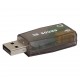 Адаптер USB A(M) - 2 x Jack3.5 (F) NoName A803BK