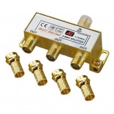 Антенный разветвитель F(F)-3xF(F) Alencom Gold (03-015) 5-1000 MHz