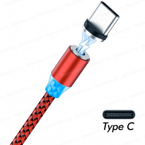Кабель USB - Type-C A2 CM302R магнитный, 1м