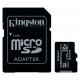 Карта памяти Kingston Canvas Select Plus microSDHC 32GB class10 UHS-I A1 + SDадаптер (100MB/s)