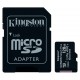 Карта памяти Kingston Canvas Select Plus microSDXC 128GB class10 UHS-I A1 + SDадаптер (100MB/s)