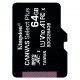 Карта памяти Kingston Canvas Select Plus microSDXC 64GB class10 UHS-I A1 (100MB/s)