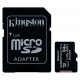 Карта памяти Kingston Canvas Select Plus microSDXC 64GB class10 UHS-I A1 + SDадаптер (100MB/s)