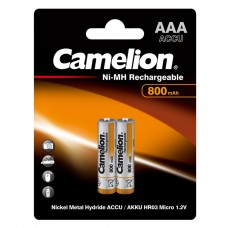 Аккумулятор Camelion AAA, HR03 800mAh Ni-Mh BP2 (24)