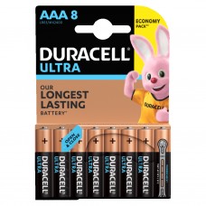 Батарейка Duracell Ultra Power AAA, LR03 BP8 (80)